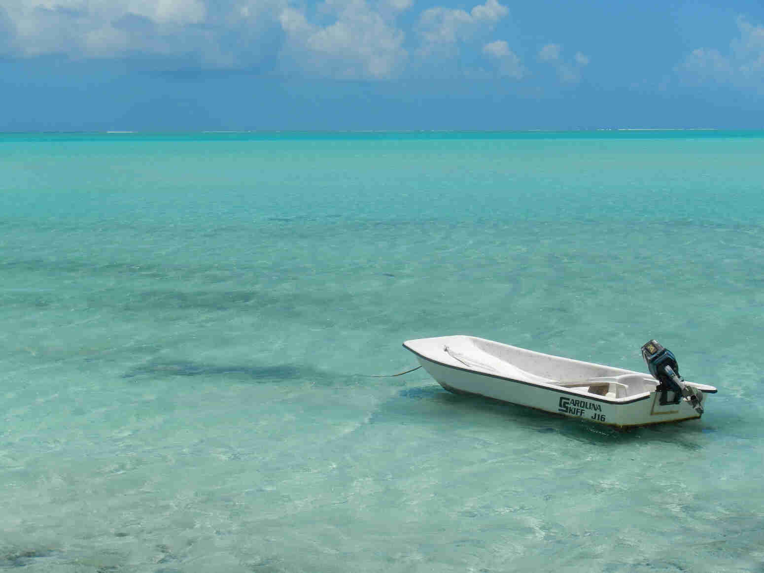 The waters of Bora Bora