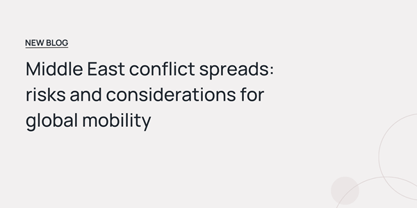 Middle East conflict spreads: risks and considerations for global ...
